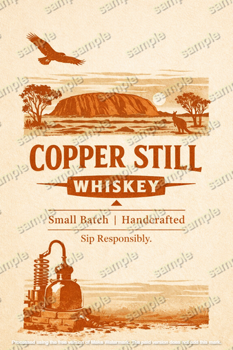 COPPER STILL Vintage Retro Look Man Cave Garage Workshop Wall Decor Metal Sign