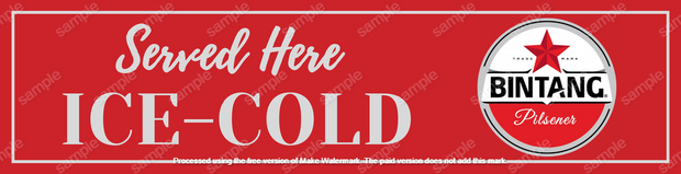 SERVED HERE Bar Runner – Classic BP Bar Mat Décor Ideal Gift for Whisky Lovers