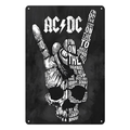 Tin Metal Sign AC DC BAND MUSIC HIGHWAY 20x30cm Rustic Vintage - Tin Sign Factory Australia
