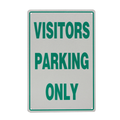 Warning Notice VISITORS CAR PARKING ONLY 200x300mm Metal Guest Park Traffic Sign - Tin Sign Factory Australia