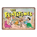 The Flintstones Family Funny Tin Metal Sign Rustic Look Vintage