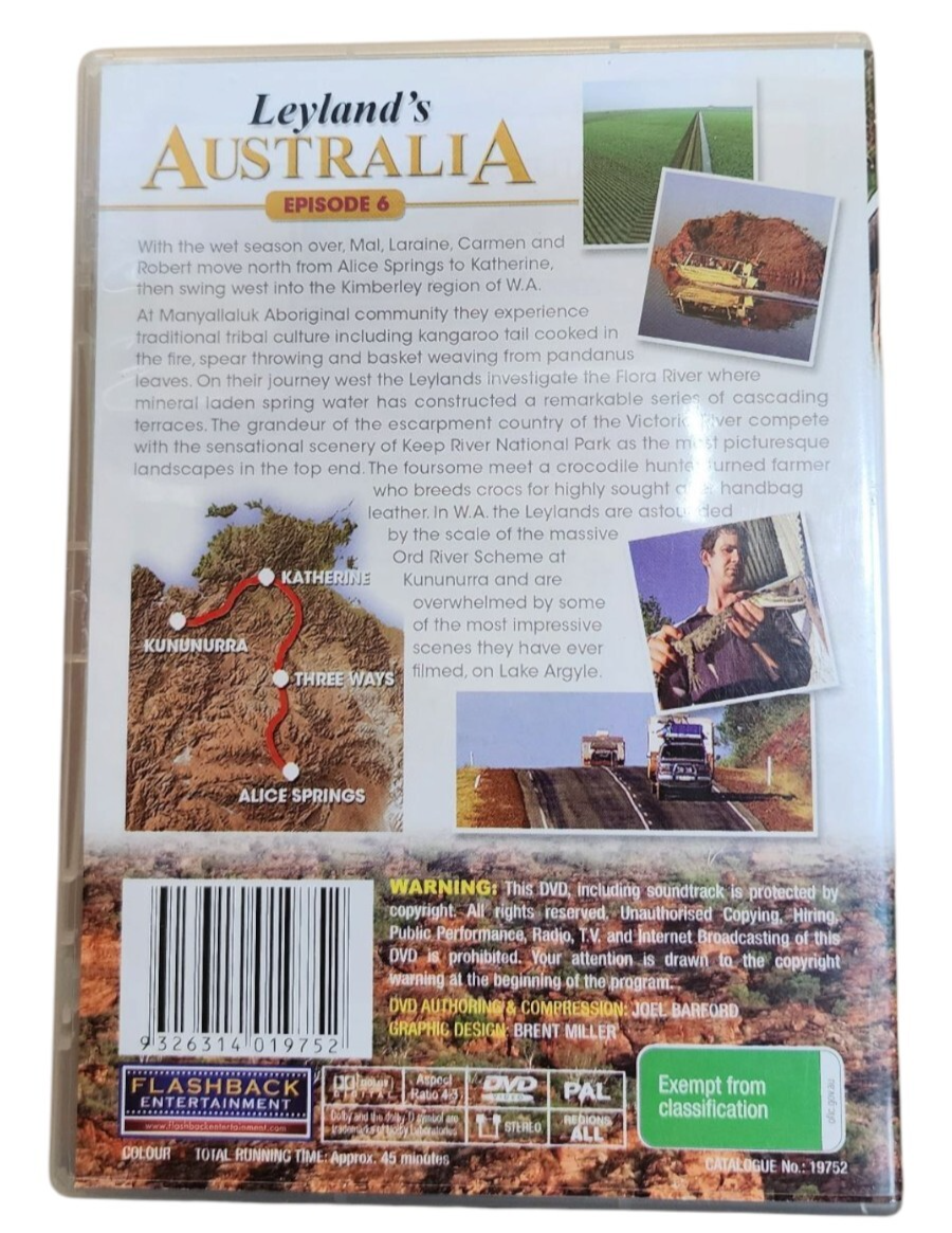DVD - Leyland's Australia: Alice Springs to Kununurra - Episode 6