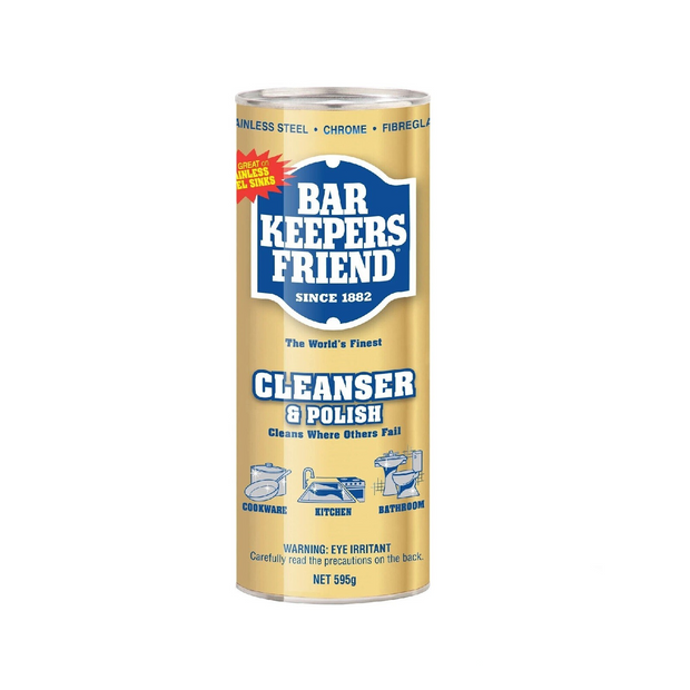 Bar Keepers Friend cleanser and polish can 