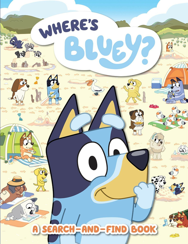 Bluey: Where's Bluey?: A Search-And-Find Book Paperback – Picture Book | NEW AU