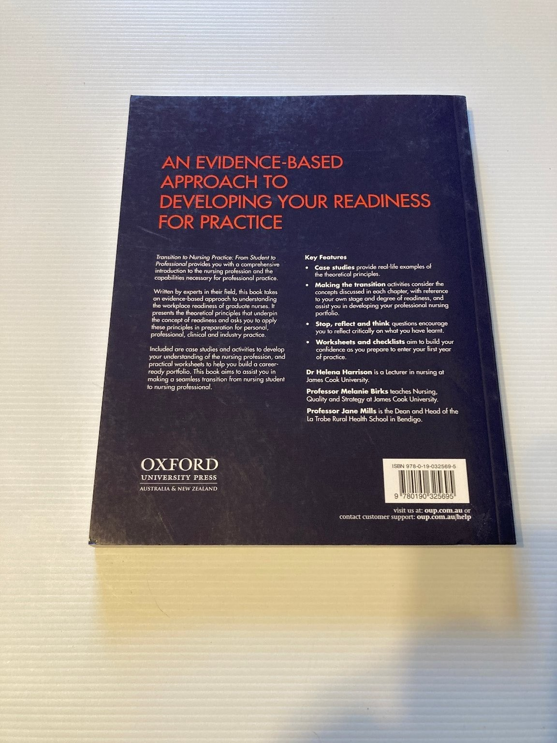 Oxford Transition to Nursing Practice Harrison Birks Mills Book