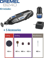 Dremel tool set with accessories 
