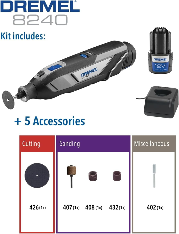 Dremel tool set with accessories 
