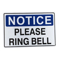 Notice Warning Sign Please Ring Bell 200x300mm Private Property Home - image 3