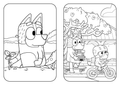 Bluey: Big Backyard: A Colouring Book - Paperback Book - Tin Sign Factory Australia
