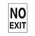 Warning Notice No Exit Sign Traffic 200x300mm Office Escape Road Metal - image 2