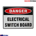 Warning Caution Electrical Switch Board Sign 225x300mm Metal - image 3