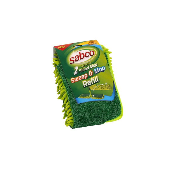 Sabco 2-Sided Mop Sweep & Mop Refill 