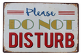Do not Disturb Office Workplace Shed Garage Man Cave Warning Tin Metal Sign - Tin Sign Factory Australia