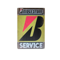 Metal Tin Sign BRIDGESTONE Garage Rustic Look 200x300mm Vintage Sign - Tin Sign Factory Australia