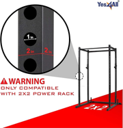 Weight Plate Holder Attachment for Power Rack Fits 2" Weight Plates 2x2 NEW