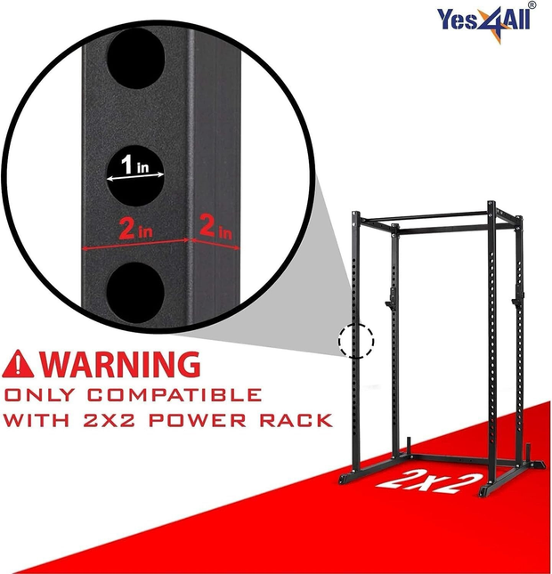 Weight Plate Holder Attachment for Power Rack Fits 2" Weight Plates 2x2 NEW