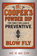 RELIABLE PREVENTIVE Vintage Poster 60x40cm Man Cave Shed-Garage Tin Metal Sign - Tin Sign Factory Australia