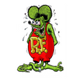 HOT RODS RAT FINK Ed Roth Big Daddy Tin Metal Sign Rustic Look Vintage - Tin Sign Factory Australia