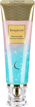 Bodyaccel Niacinamide Whitening Toothpaste – Natural Whitening Toothpaste with N - Tin Sign Factory Australia