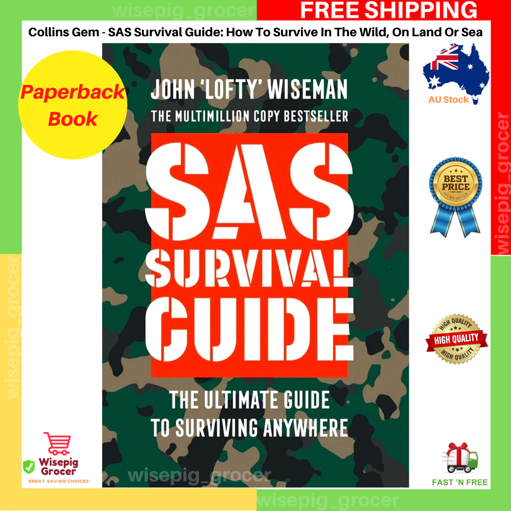 Collins Gem - SAS Survival Guide | Paperback Book - Tin Sign Factory Australia