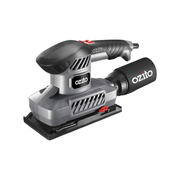 Ozito power sander with sandpaper sheets 