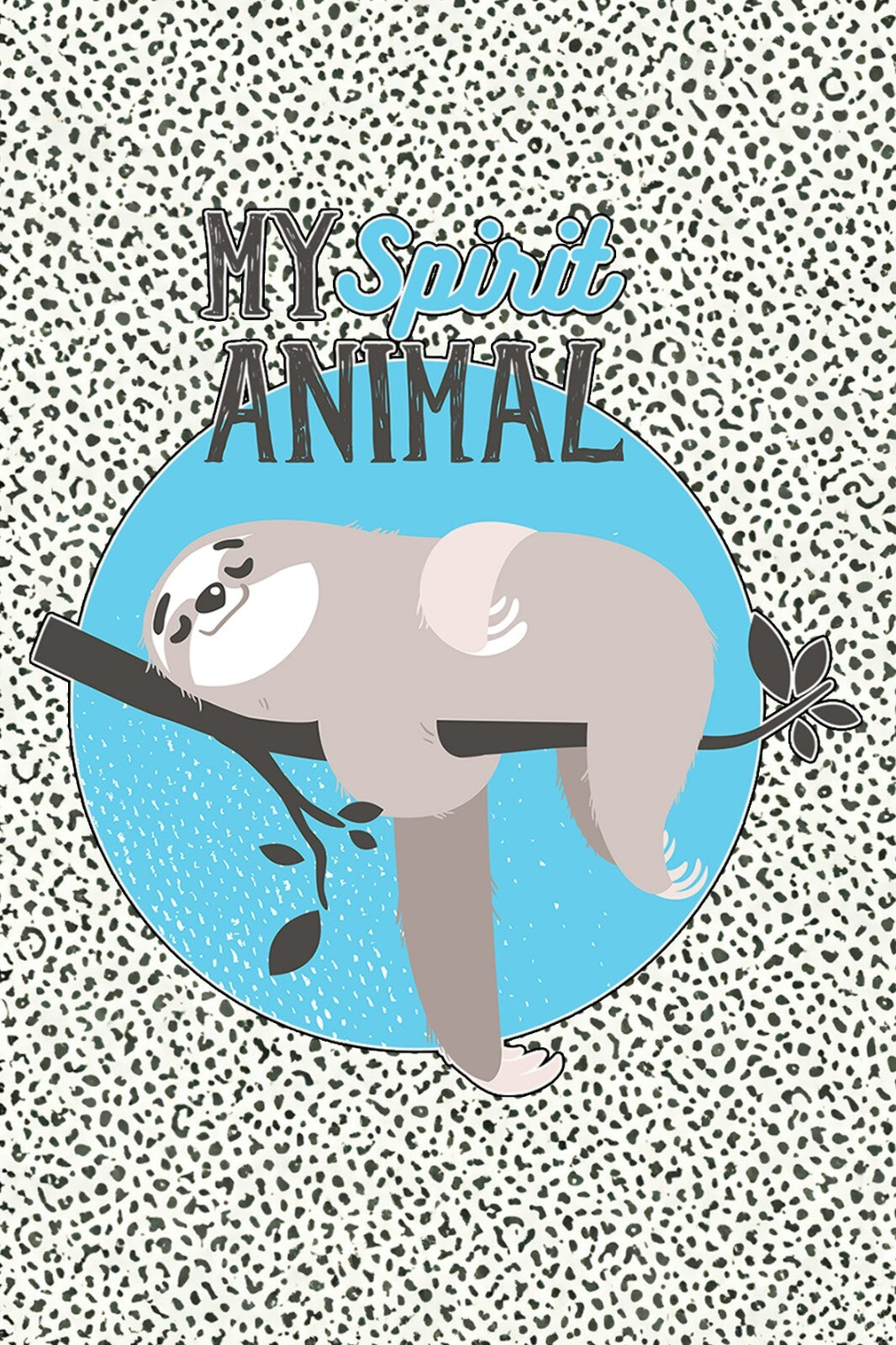 Spirit Animal Sloth Australia Aluminium Metal Sign