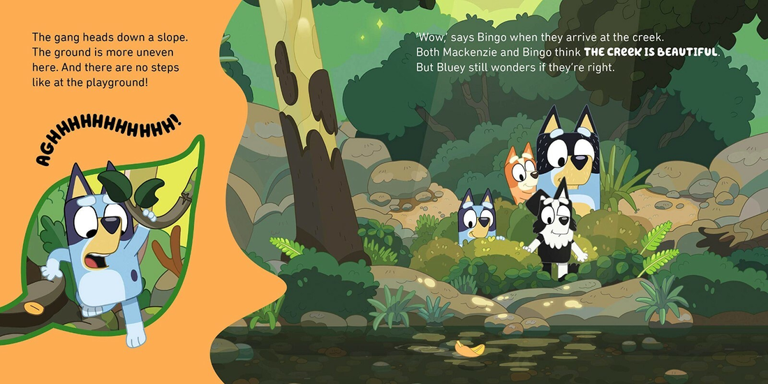 Bluey: The Creek - Board Book KIDS - Tin Sign Factory Australia