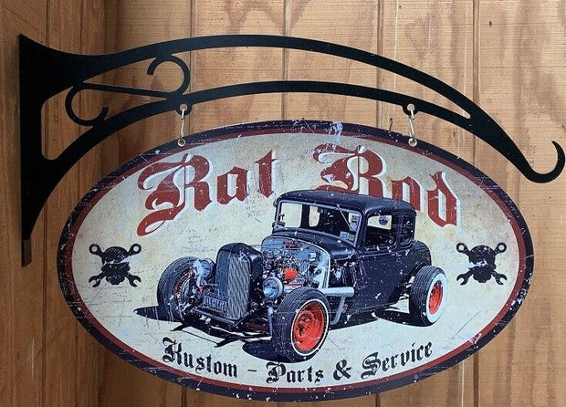 NEW Mopar & Hanger oval tin metal sign