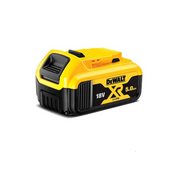 DeWalt battery pack with yellow and black design 
