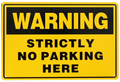 STRICTLY NO PARKING Home Rustic Look Man Cave Shed Garage Bar Pub Metal Tin Sign - Tin Sign Factory Australia