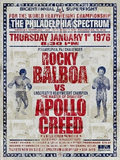 BICENTENNIAL SUPERFIGHT Rocky Balboa vs Apollo Creed Classic Boxing Metal Sign - Tin Sign Factory Australia