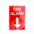Warning Notice Fire Alarm Sign 200*300mm Metal Reflective Workplace