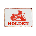 Warning Metal Tin Sign 300 x 200mm Holden Rustic Look Vintage Man Cave & Bar sig - Tin Sign Factory Australia