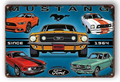 MUSTANG FORD SINCE 1964 Home Wall Man Cave Pub Rustic Look Decor Metal Sign - Tin Sign Factory Australia