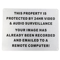 Warning Sign 24 Hr Video Audio Surveillance Security 200 X 300mm - image 4