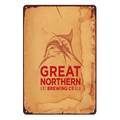 BEER GREAT NORTHERN EST BREWEING COLD Rustic Metal Sign Vintage Tin Garage - Tin Sign Factory Australia