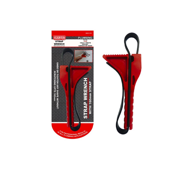 Red strap wrench