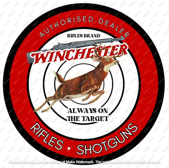 ALWAYS ON THE TARGET  Man Cave Garage Home Wall Shop Décor Round Metal Sign