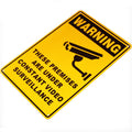 Security Sign Warning Camera CCTV 200x300mm Metal Under 24h - image 3