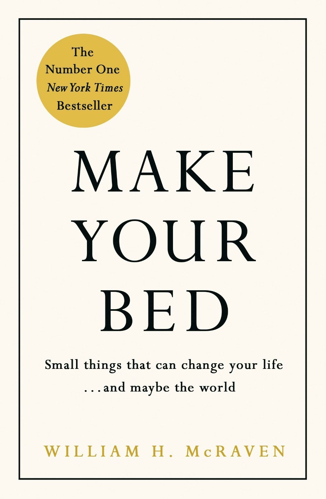 Make Your Bed by William H. McRaven | Hardcover Book - Tin Sign Factory Australia