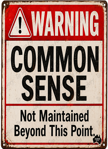 NOT MAINTAINED Home Workshop Shed Garage Bar Shop Wall Warning Tin Metal Sign