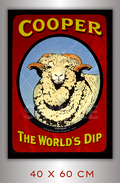THE WORLD'S DIP  Vintage Poster 40x60cm Man Cave Shed-Garage Tin Metal Sign - Tin Sign Factory Australia