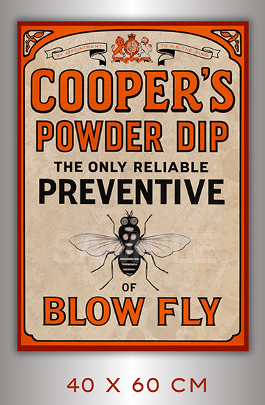 RELIABLE PREVENTIVE Vintage Poster 60x40cm Man Cave Shed-Garage Tin Metal Sign - Tin Sign Factory Australia