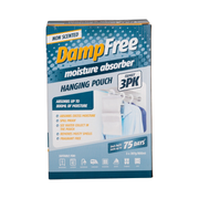Box of DampFree moisture absorber hanging pouches