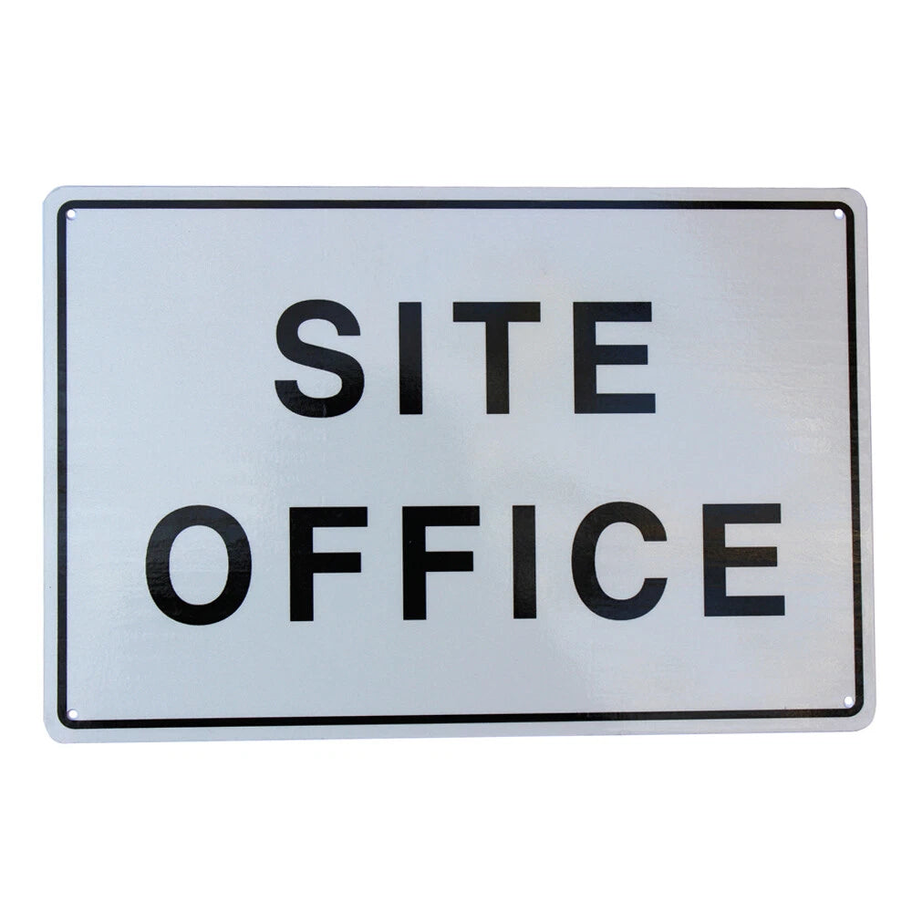 Warning Site Office Sign 200*300mm Metal Reflective Office Workplace