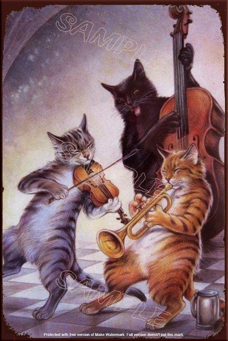 THE MUSICIANS Retro/ Vintage Tin Metal Sign Man Cave, Wall Home Décor, Shed-Gara