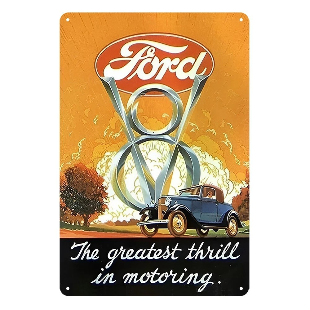 GREATEST THRILL Home Wall Man Cave Garage Shed Workshop Bar Pub Metal Tin Sign - Tin Sign Factory Australia