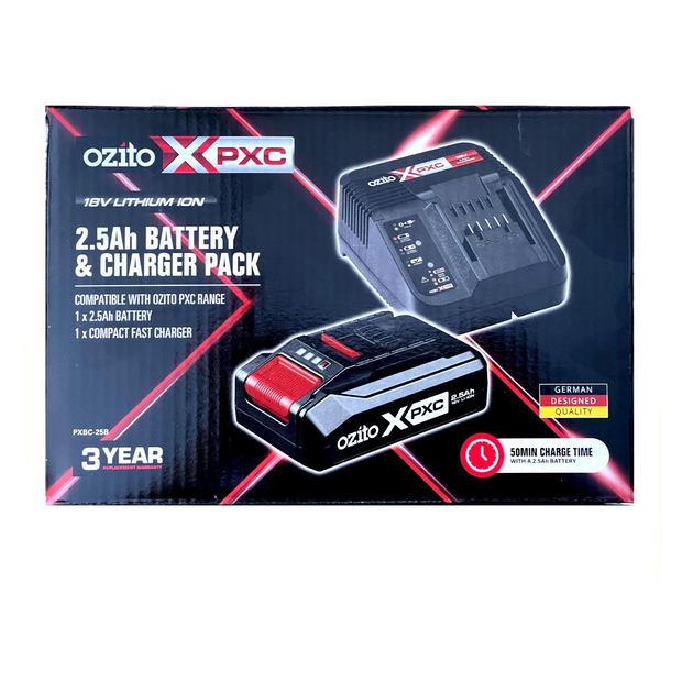 Battery AND Fast Charger Combo Pack Kit
