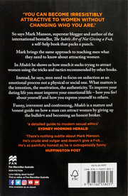 Models: Attract Women Through Honesty by Mark Manson (English) Paperback Book AU
