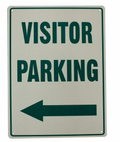 VISITOR PARKING Home Rustic Look Man Cave Shed Garage Bar Pub Metal Tin Sign - Tin Sign Factory Australia